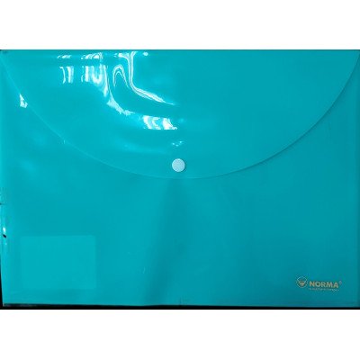 папка на кнопке, А4, РР 160мкн "Pastel", зеленая 5102-04 , NORMA