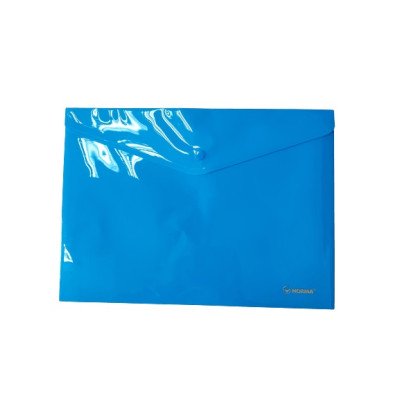 папка на кнопке, А4, РР 160мкн "Neon', голубая ,5106-05 , NORMA