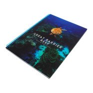 Блокнот "World: Reef", A4 (200х285), пластиковая обложка, ПВХ спираль, 80 арк., клітинка