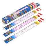 Лiнiйка Flair FA7012 30см пластик прозора Aculine