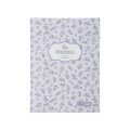 Записна книжка PICCOLI, А-5, 80 арк.,  кл., інт. обкл., мат. лам.+лак, лавандовий