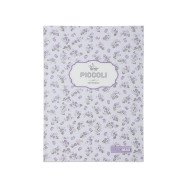 Записна книжка PICCOLI, А-5, 80 арк.,  кл., інт. обкл., мат. лам.+лак, лавандовий
