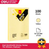 Блок папер кл Deli EA00253 жовт 51х76мм 100арк