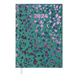 Ежедневник датированный 2024 MODERNA, A5, бирюзовый