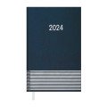 Ежедневник датированный 2024 PARALLEL, A6, синий