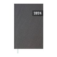 Ежедневник датированный 2024 MANLY, A6, серый Ежедневник датированный 2024 MANLY, A6, серый