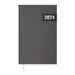 Ежедневник датированный 2024 MANLY, A6, серый