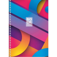 Зошит для записів, спiраль, А5/80арк., у клітинку, білий блок, 70г/м2, картон, мат. ламінація