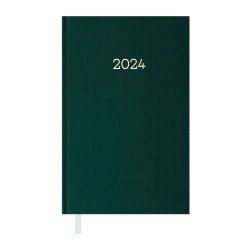 Ежедневник датированный 2024 MONOCHROME, A6, зеленый