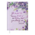 Ежедневник датированный 2024 PRETTY, A5, фиолетовый