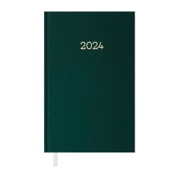 Щоденник датов. 2024 MONOCHROME, A6, зелений