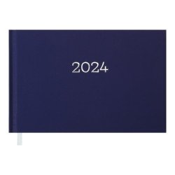 Щотижневик кишеньковий датов. 2024 MONOCHROME, синій
