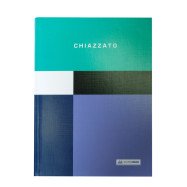 Блокнот CHIAZZATO, А-5, 80л., кл., инт. обкл., мат. лам., бірюзовий