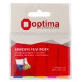 Закладки с липким слоем 12х45 мм Optima, 100 шт., 5 неоновых цветов