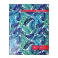 Книга канцелярская "FLORISTICA" 144л .клетка офсет (тв. лам. обл), А4, бирюзовый
