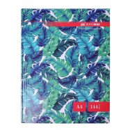Книга обліку "FLORISTICA" 144 арк.кліт.оф.(тв. лам. обл), А4, бірюзовий