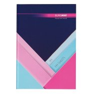 Книга канцелярская "MODEST" 144л.кл.оф.(тв. лам. обл), А4, т.-синяя