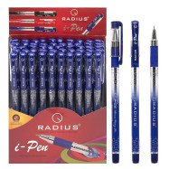 Ручка I-Pen прінт.корпус картон.дисплей 50шт.колір синій, ТМ "Radius"
