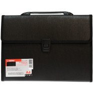 портфель, А4, 13відд., з реєстрами, РР, чорний, 5052, NORMA