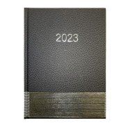Ежедневник датированный 2023 PARALLEL, A5, черный