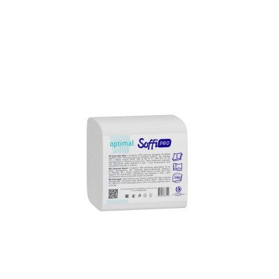 Бумага туалетная  листовая СГ 16г/м 2слойная SoffiPRO  Optimal 200л
