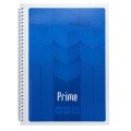 Книжка записн. на пруж.PRIME, А4, 96арк,кл., картон.обкл., синій