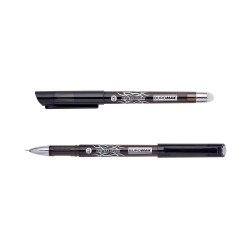 Ручка гелева "пиши-стирай" Erase Slim, чорний, 0.5 mm