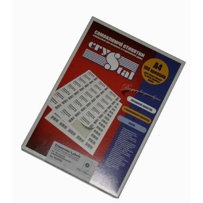 Этикетка Crystal Premium 210*148,5 (2) 100л прямоугольная