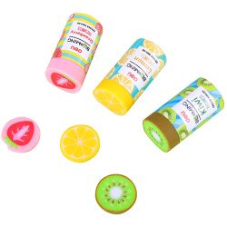 Ластик Deli EH01400 микс цилиндрический Blooming D 2,2х43мм Фрукты