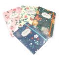 NC5063 Блокнот на гумці "Flowers" A5 14,5*21см, 70G, 80P, кол. край, mix4