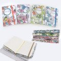 7733-A6-W Блокнот на рез. "Vintage garden" лин., цвет.торец A6 P96 70g, mix