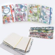7733-A6-W Блокнот на рез. "Vintage garden" лин., цвет.торец A6 P96 70g, mix