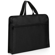 Портфель Deli 63753 черный 1 отделение + карман 390x300х60мм 2 ручки