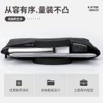 Портфель Deli 63750 т.сiр 2 вiдд 425x300ммх55мм 2 ручки