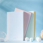 Записная книжка Deli EN140G голубая А5 96листов клетка 80гр мягкая обложка пастель