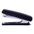 Степлер пластиковий RUBBER TOUCH до 12арк. (скоби №10), чорний