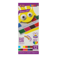 Фарби аквар. Smart 12 кол.,  б/кист., карт./кор.