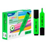 Маркер текст Deli EU366-GN зелен 1-5мм скошений UMBO