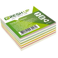 Блок паперу для нотаток 85х85мм 400 арк клеєний мікс Fresh Up