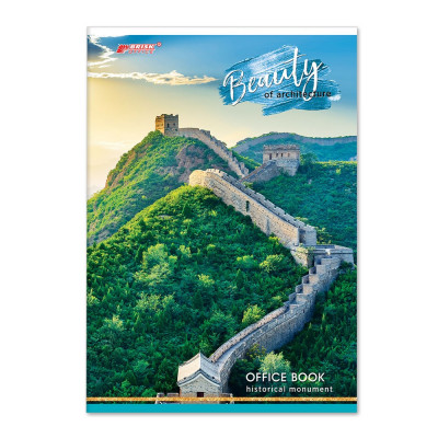 Книжка канц. А4 60л. клітина обл.м'яка, офс. БРИСК