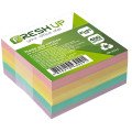 Блок бумаги для заметок 85х85мм, 400 л, не клеенный, класика Fresh Up