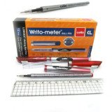 CL-8048 Ручка масл. CL "Writo-meter" 10 км 0,5мм  червона