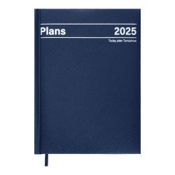 Щоденник датов. 2025 STYLE, A5, синій, бумвініл/поролон