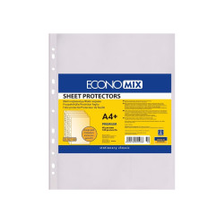 Файл А4+, 40мкн.(100шт) Eсonomix апельсин