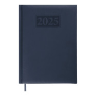 Щоденник датов. 2025 GENTLE, A5, синій, штуч. шкіра/поролон Щоденник датов. 2025 GENTLE, A5, синій, штуч. шкіра/поролон