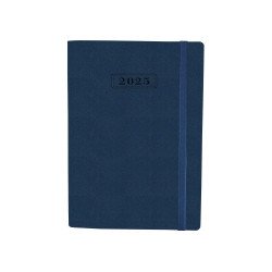 Ежедневник датированный, NAMIB, 2025 т.-синий,  А5, с резинкой без поролона