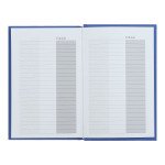 Щоденник недат. INDEX, A6, синій