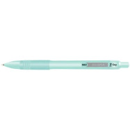Ручка шариковая Zebra синяя 1мм Z-Grip Pastel автомат зеленый корпус