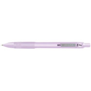 Ручка кульк Zebra син 1мм Z-Grip Pastel авт. рожевий корпус
