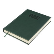 Щоденник датов. 2025 GENTLE, A5, зелений, штуч. шкіра/поролон Щоденник датов. 2025 GENTLE, A5, зелений, штуч. шкіра/поролон